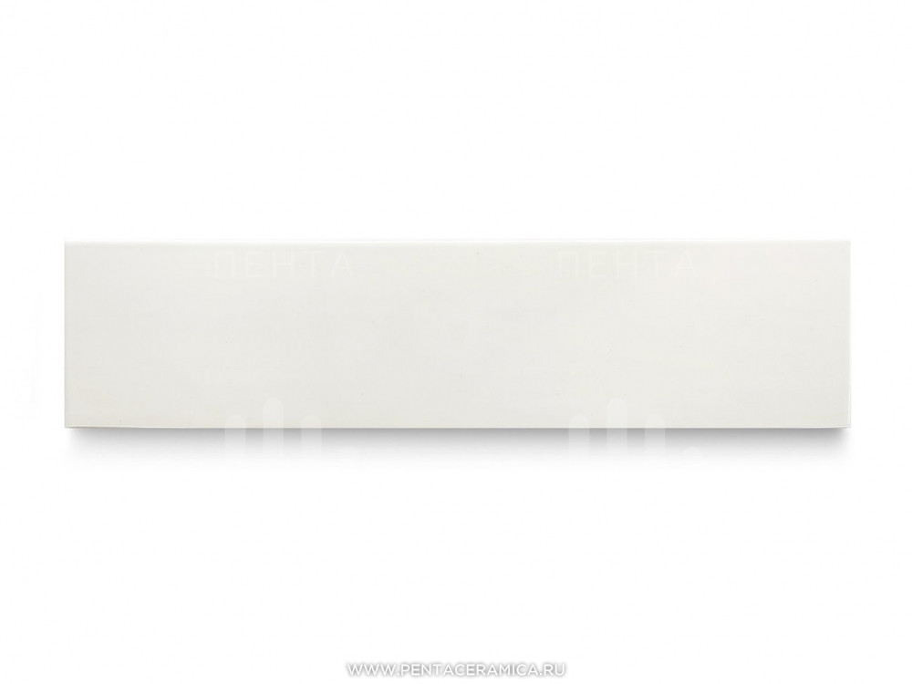 Плитка прямоугольник 7х30 см - Глянцевый белый