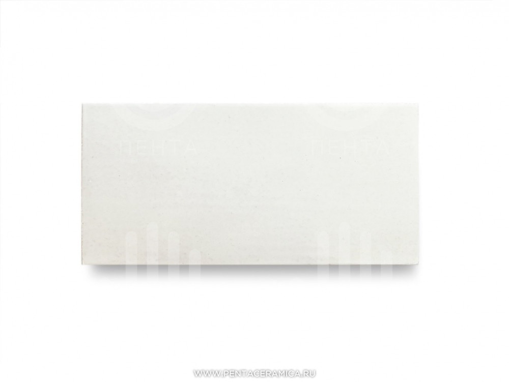 Плитка прямоугольник 10х20 см - Белый