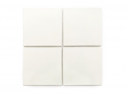 Плитка квадрат 15х15 см - Глянцевый белый