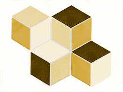 Плитка кубы средние - больше цветов