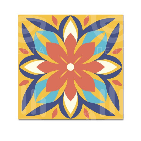 Плитка Солнечные цветы ПентаКерамика