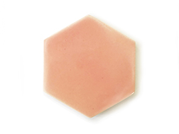 Плитка шестиугольник - Персиковый