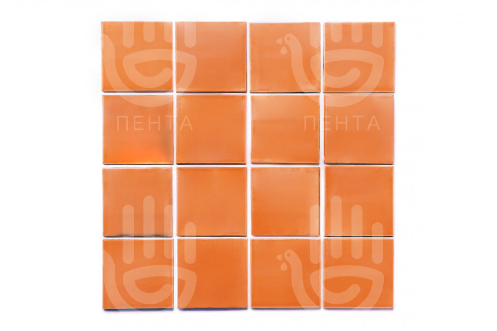 Плитка квадрат 7х7 см - Оранжевый