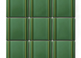 Квадрат с рельефом-3 Зелёный