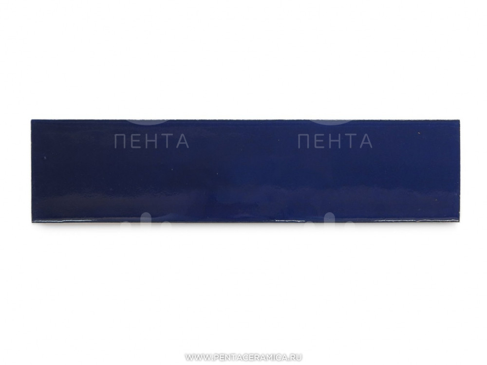 Плитка прямоугольник 7х30 см - Синий кобальт