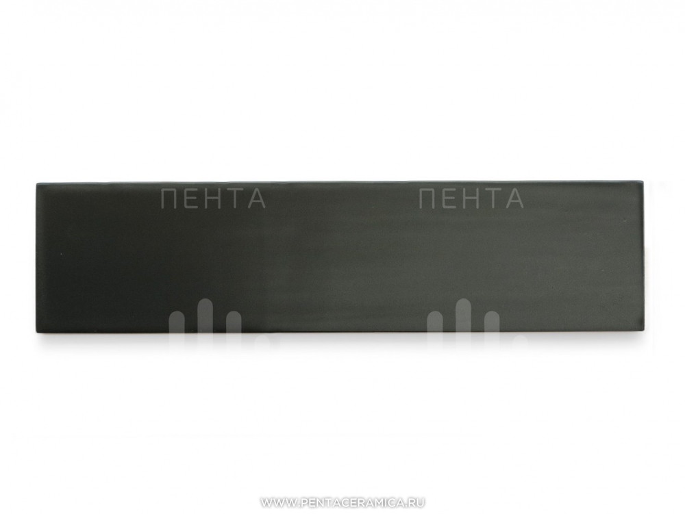 Плитка прямоугольник 7х30 см - Черный атлас