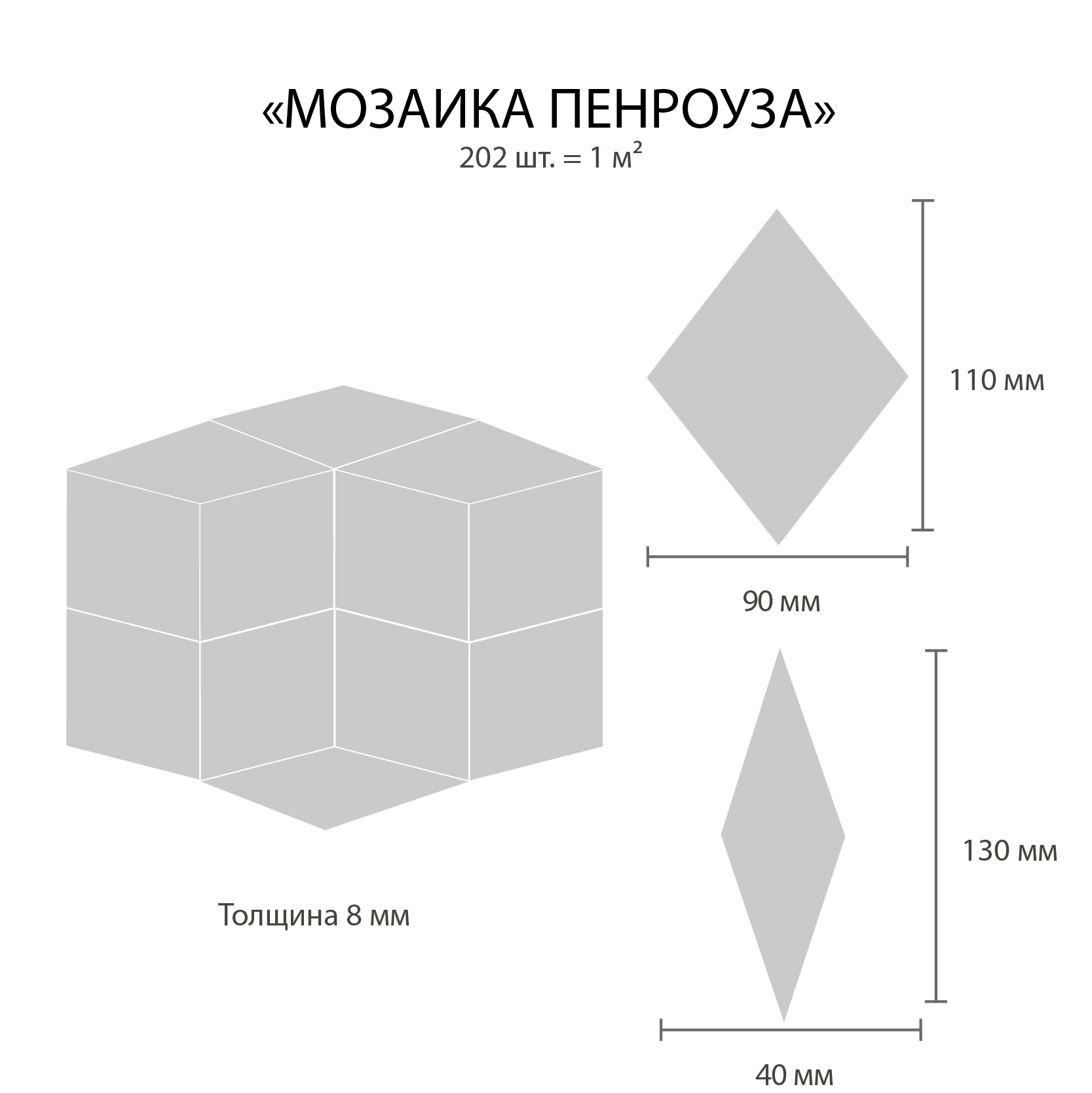 мозаика Пенроуза схема