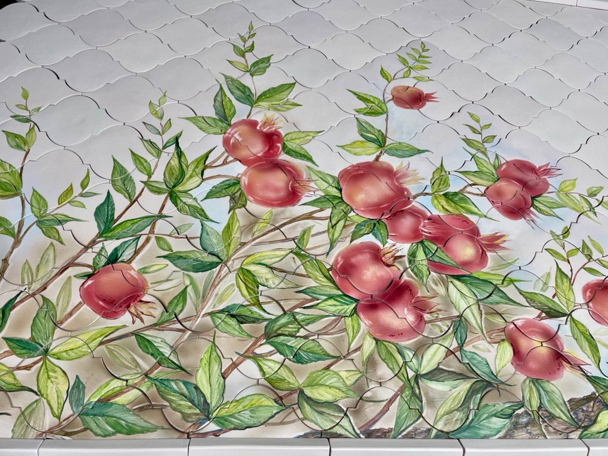 Плитка Арабеска Гранатовое дерево