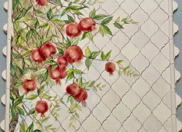 Плитка Арабеска Гранатовое дерево