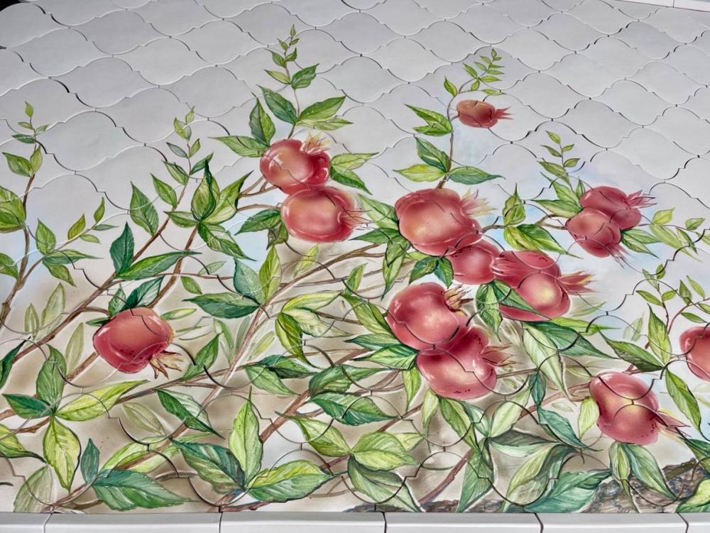 Плитка Арабеска Гранатовое дерево